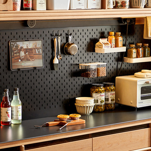 适配餐边柜书桌洞洞板配件挂钩