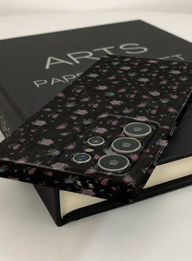 丹宁小碎花新款菲林壳s23+硬壳适用三星s24ultra华为OPPO苹果VIVO手机壳s22十/s21/a54/note10plus的保护套