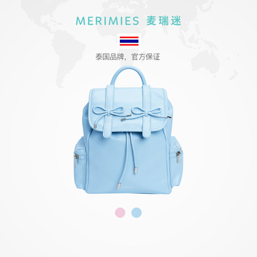 韩版蝴蝶结双肩背包秋冬新简约