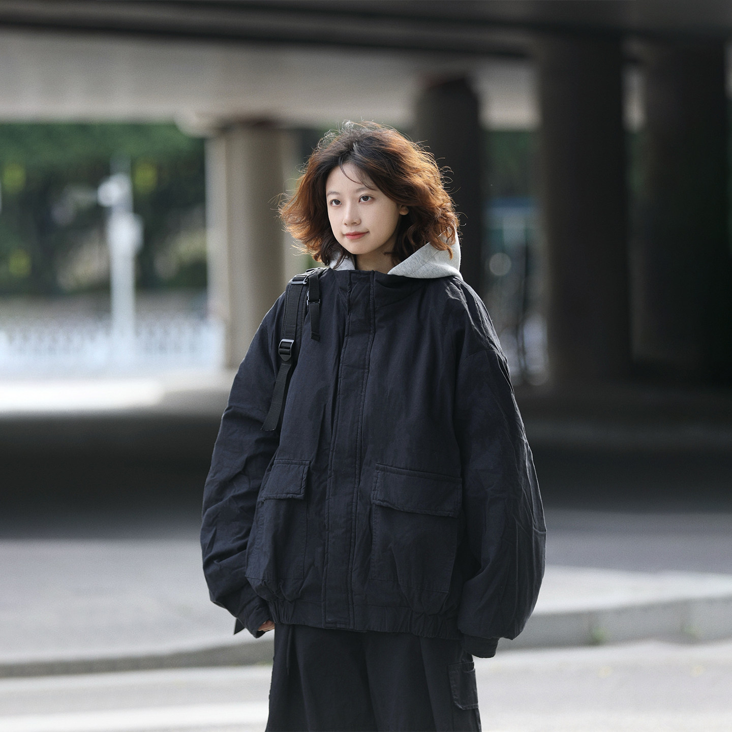 阿于呆美式大口袋连帽工装夹克棉服男冬季加厚情侣保暖棉衣外套女,男装,棉衣,淘宝优惠券,粉丝福利购,淘宝优惠卷