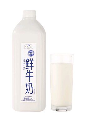 蒙牛牧场纯牛奶鲜牛奶2L