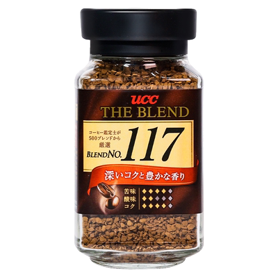 日本ucc117进口速溶咖啡粉