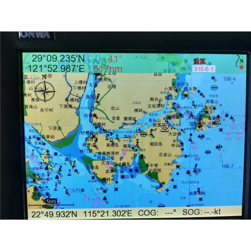 船用导航渔用onwa7寸GPS