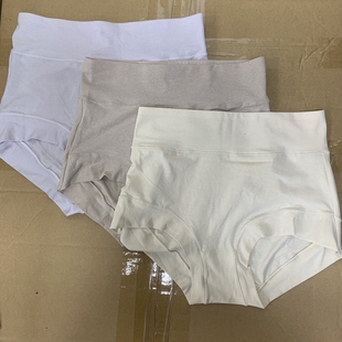 高腰汉麻棉提臀收腹内裤 颜色随机