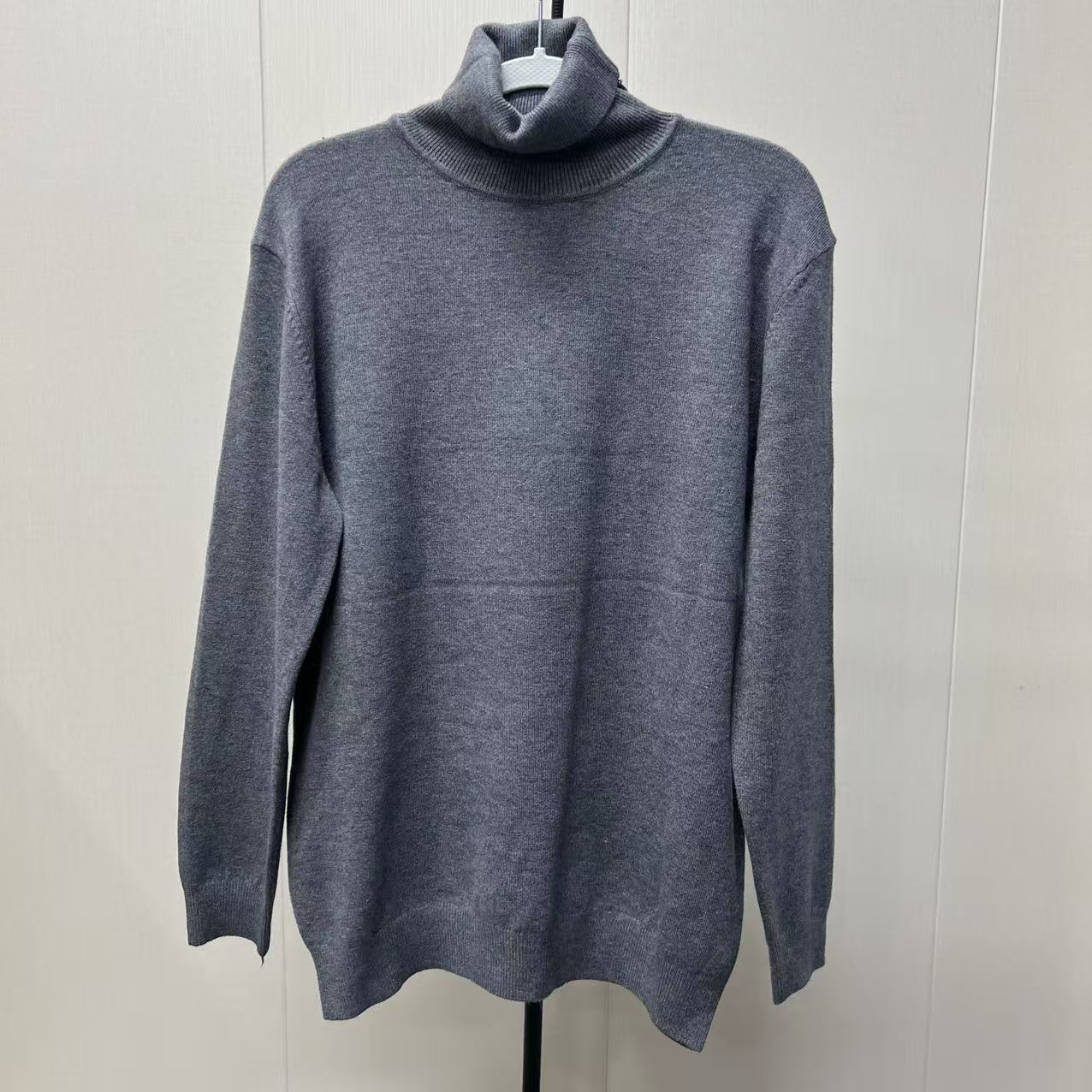 长袖汉麻羊绒衫