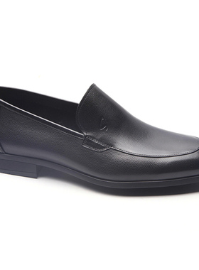 沙驰男鞋夏季商务一脚蹬休闲鞋男真皮软面皮鞋减震气垫1AS5B1264