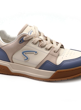 沙驰男鞋正品2026新款运动休闲鞋男士真皮厚底板鞋皮鞋12V5B5131