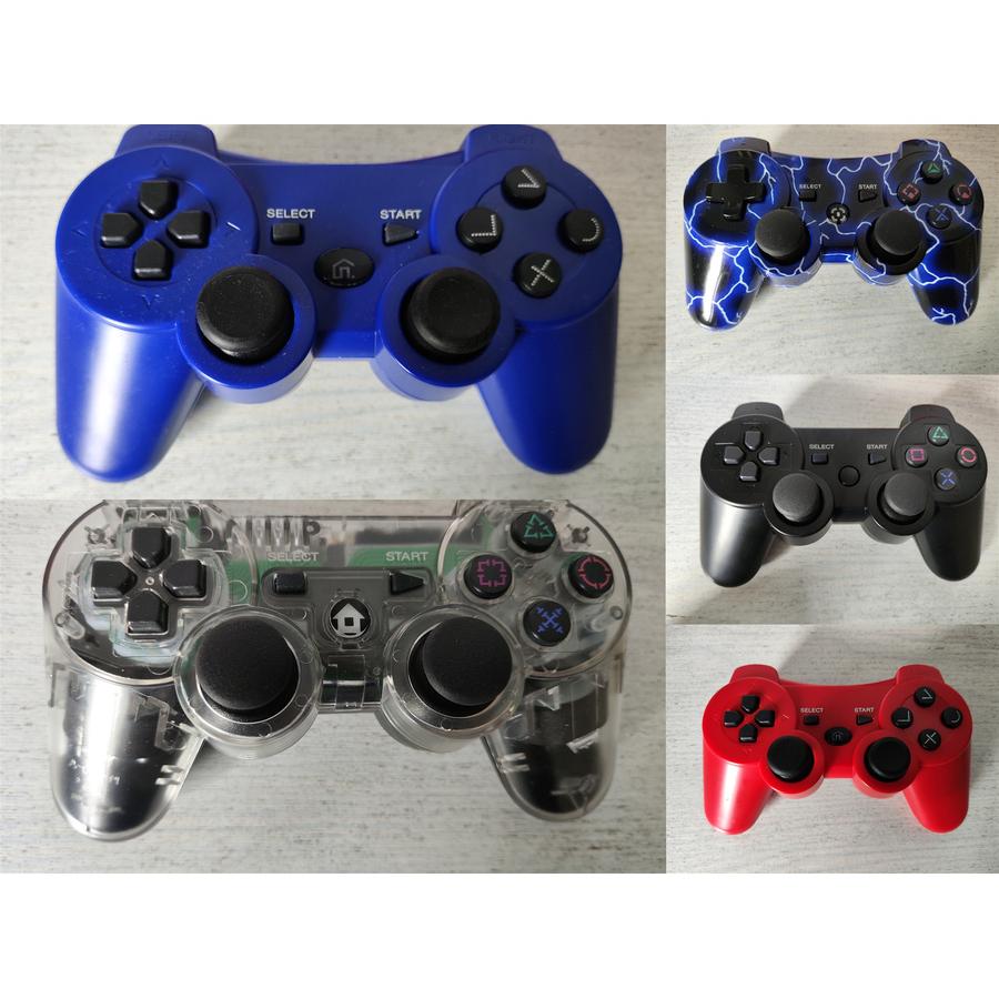 PS3游戏机手柄 EMUELEC S905L3A晶晨盒子系统无线充电震动手柄