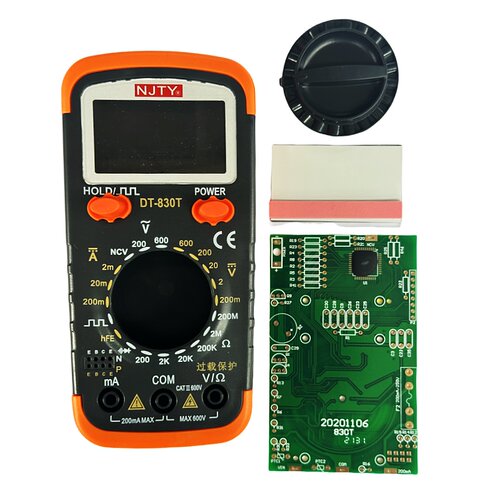 DT830T万用表套件数字电路组装