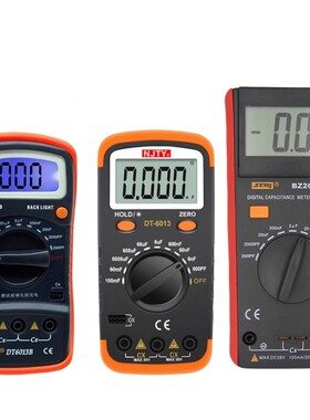 电容表滨江BZ2611A高精度专用数字容量器DT6013测试检测仪20000UF