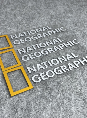 湾岸车贴国家地理探索发现反光贴纸汽车个性三角侧窗装饰贴防水贴