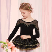 幼儿练功服中国舞跳芭蕾舞裙女孩舞 长袖 戴邦儿童舞蹈服装 女童秋季