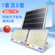 灿磊太阳能照明灯一拖二户外超亮路灯农村家用庭院灯防水led投光