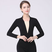 小跃蛙秋冬形体服礼仪训练服秋冬形体服套装 舞蹈艺考练功服带钻导