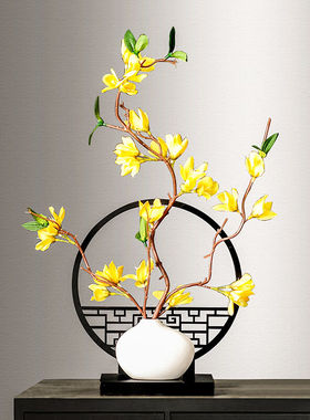 帕美居新中式家居家里房屋玄关装修装饰品茶室禅意创意鹿摆件客厅