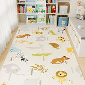 漂傲儿童pvc防水客厅阳台爬行垫子卧室床边阅读区跳房子游戏地毯P