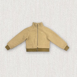 2026新款春款高级感女常备短款外套羊羔毛外套显瘦百搭长袖上衣