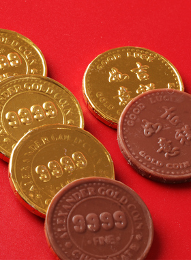 上海特产百诺纯可可脂金币巧克力100g牙仙子礼物糖果休闲零食