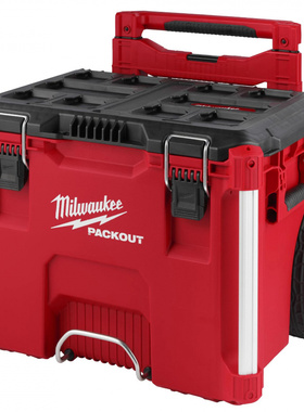 Milwaukee美沃奇PACKOUT 堆叠式滚轮工具箱48-22-8427拉杆箱五金