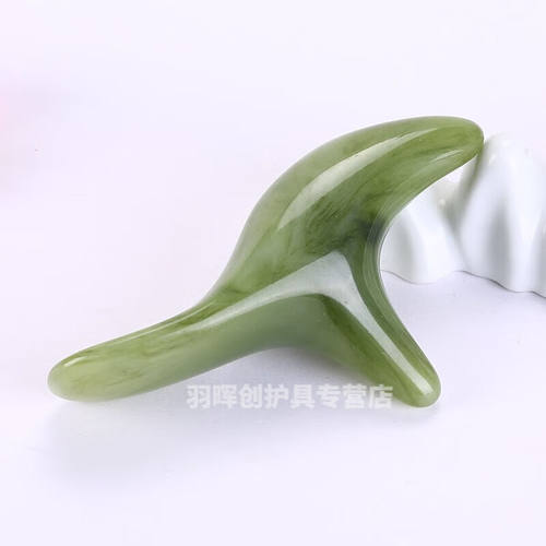 牛角足底穴位按摩器棒脚底养生刮痧板足部腿部点穴棒经络疏通神器