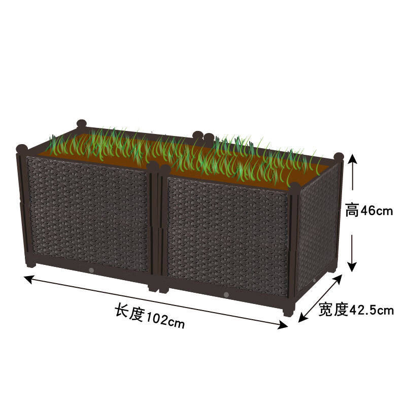 园之助种菜花盆阳台家用黄盖西红柿种菜神奇顶楼户外大容量箱子长