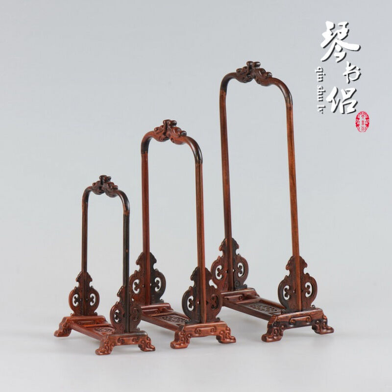 吊玉架挂玉架龙门架首饰架饰品架装饰架红酸枝玉架玉器装饰架子红