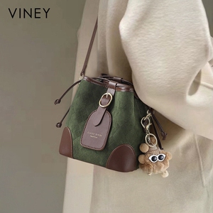 Viney水桶包包2025新款女包秋冬单肩包小包高级感时尚通勤斜挎包