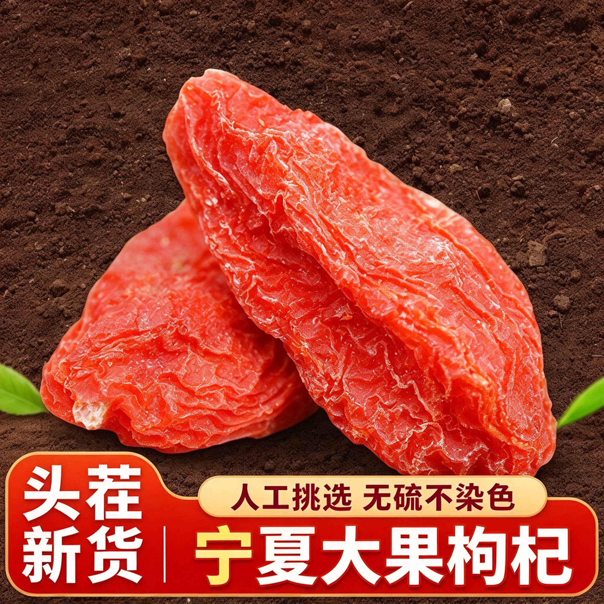 琪祥阁红枸杞500g袋装形象款正宗宁夏中宁免洗大粒苟杞子泡水茶