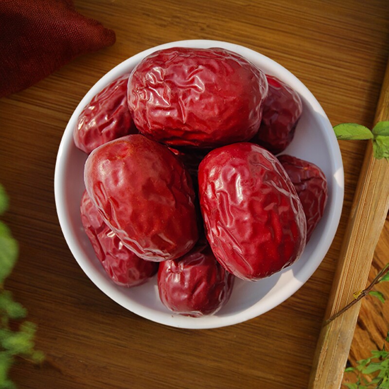 琪祥阁 若羌红枣灰枣新疆特产大枣若羌非特级免洗阿克苏500g克