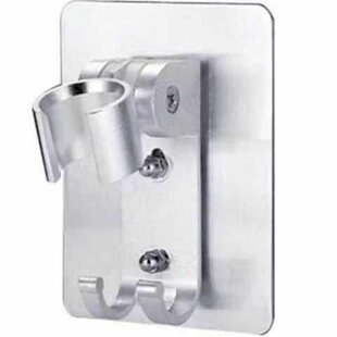 太空铝免打孔花洒底座洗澡通用可调节固定喷头淋浴喷头固定支架