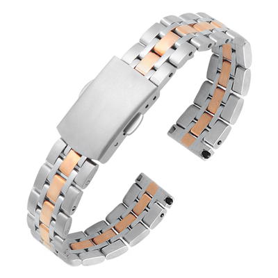 适用于阿玛尼不锈钢手表带女士