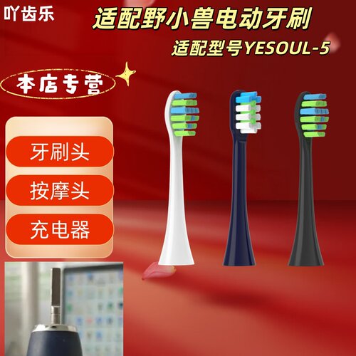 适配野小兽电动牙刷型号YESOUL-5牙刷头