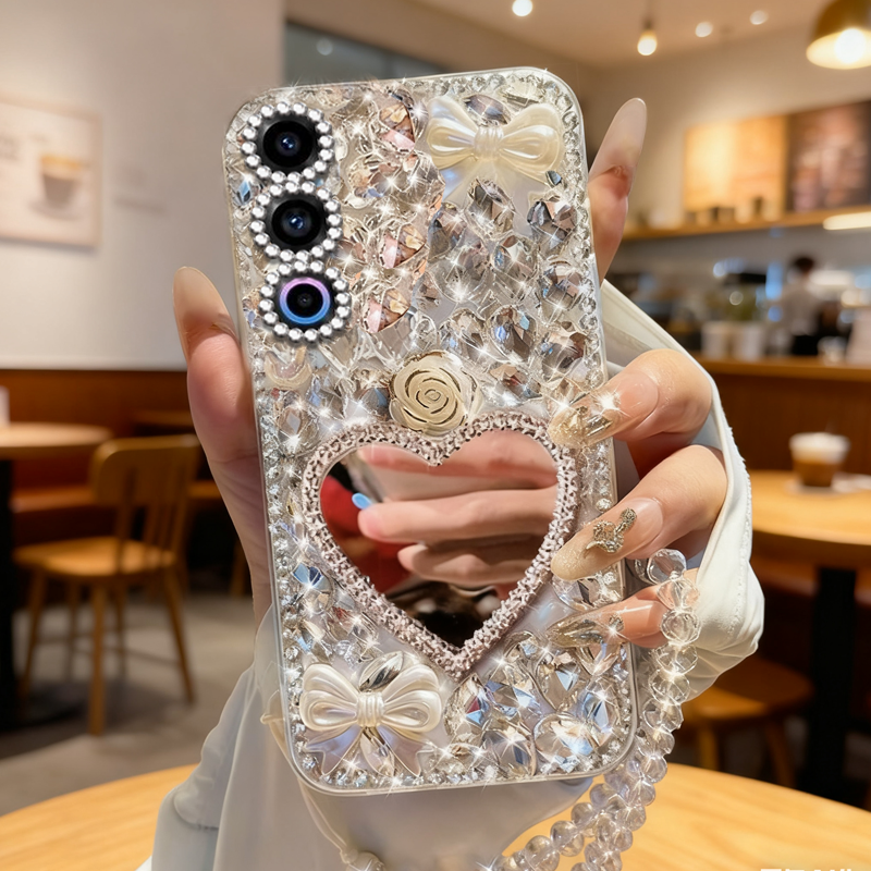 高端奢华镶钻手机壳，不掉钻，不发黄