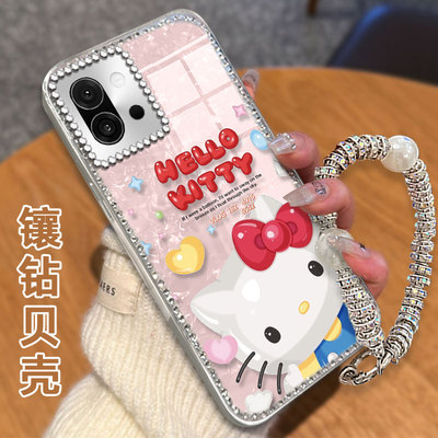 水钻镶钻贝壳纹适用oneplus一加13T手机壳新款9Pro网红Ace2全包12保护套9r/2025年Ace5至尊版外壳9防摔