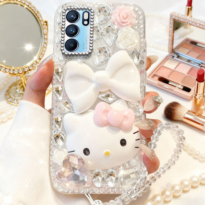 高端奢华镶钻手机壳，不掉钻，不发黄