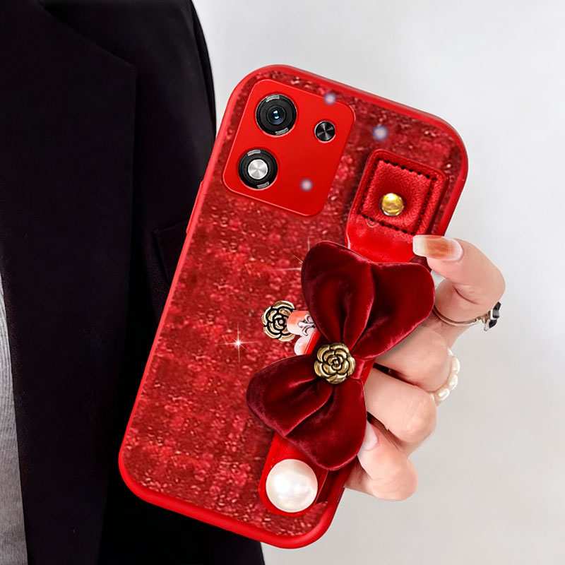 红色本命年新款布艺小香风，秋冬必备