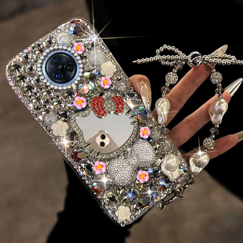 高端奢华镶钻手机壳，不掉钻，不发黄