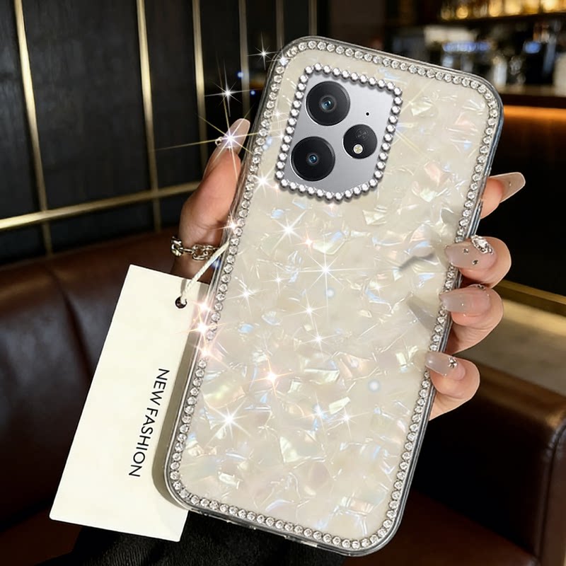 高级镶钻七彩贝壳适用realme真我NEO7手机壳镶钻11新品V25网红12+高级感真我GT8全包13小众11/2026年11+新款