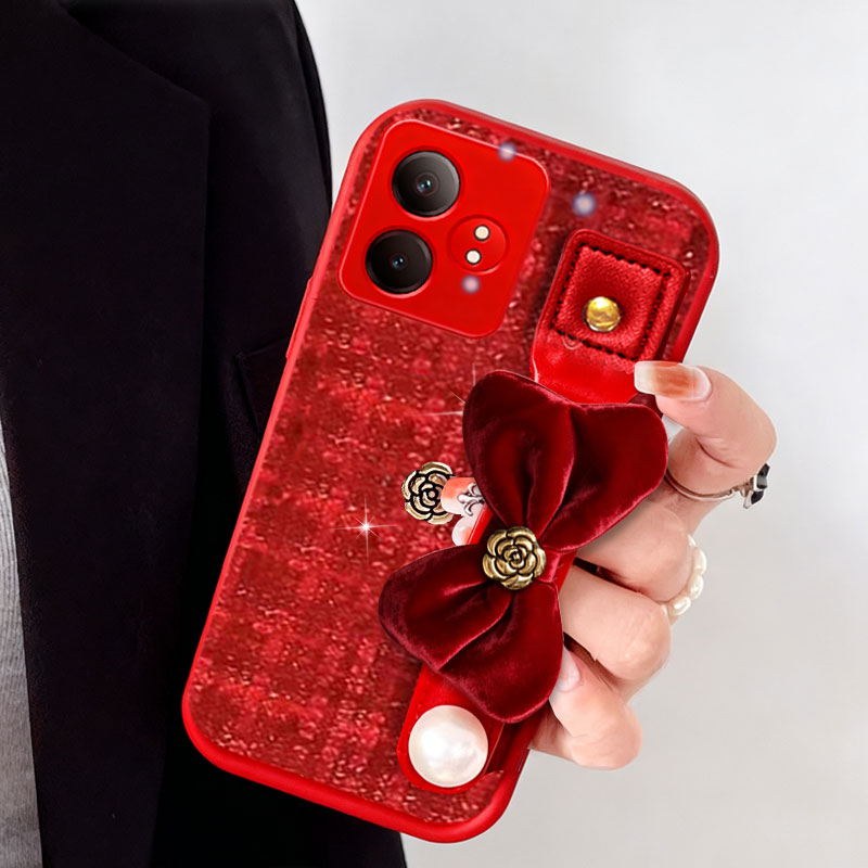 红色本命年新款布艺小香风，秋冬必备