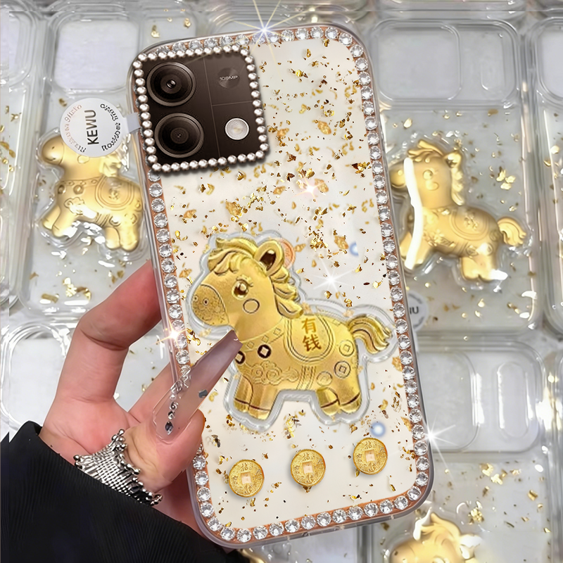 2026马年新款金箔，高端镶钻，仙女必备