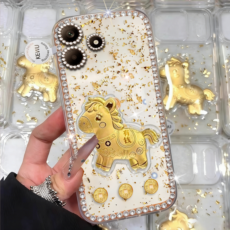 2026马年新款金箔，高端镶钻，仙女必备