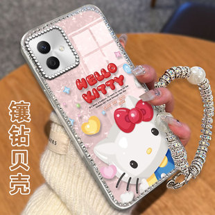 高級感華為P70防摔P70Pro全包13新款 100Pro保護套x50 200Pro外殼x50i 水鉆鑲鉆貝殼紋適用榮耀X60i手機殼女款