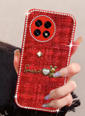 马年红色新年款适用oneplus1+一加13T手机壳全包保护套9RT本命年9高端NordCE4针织2Pro/2026年12春节6结婚9R