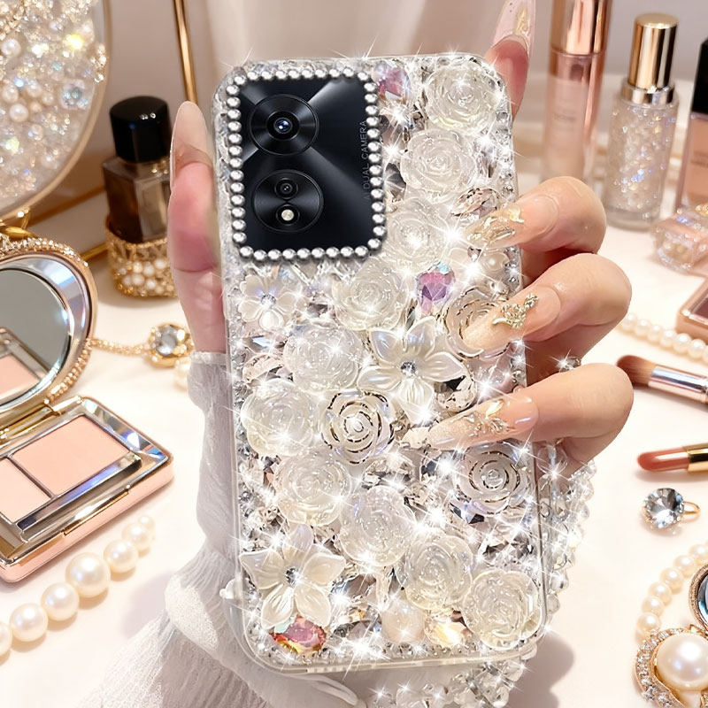 高端奢华镶钻手机壳，不掉钻，不发黄