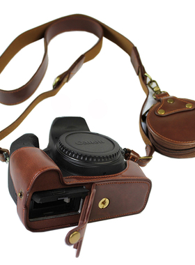 适用佳能相机包1500D 2000D 4000皮套底座T6 1300D 1100D半套550D