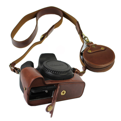 适用佳能相机包1500D 2000D 4000皮套底座T6 1300D 1100D半套550D