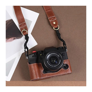 适用富士微单相机肩带XT20 XT30 XS10 XA5 X100V背带皮纹XE4 XPRO