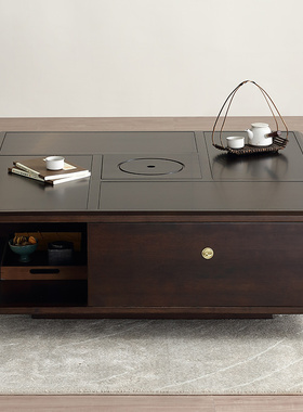 全友家居家具 门店同款 京鸿系列 东方风 801266 实木方形茶几