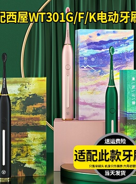 适配Westinghouse西屋电动牙刷头WT-301G/K/F暮光绿成人替换头
