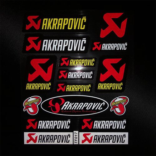 反光天蝎排气管改装贴纸AKRAPOVIC摩托车装饰贴画个性贴花定制款
